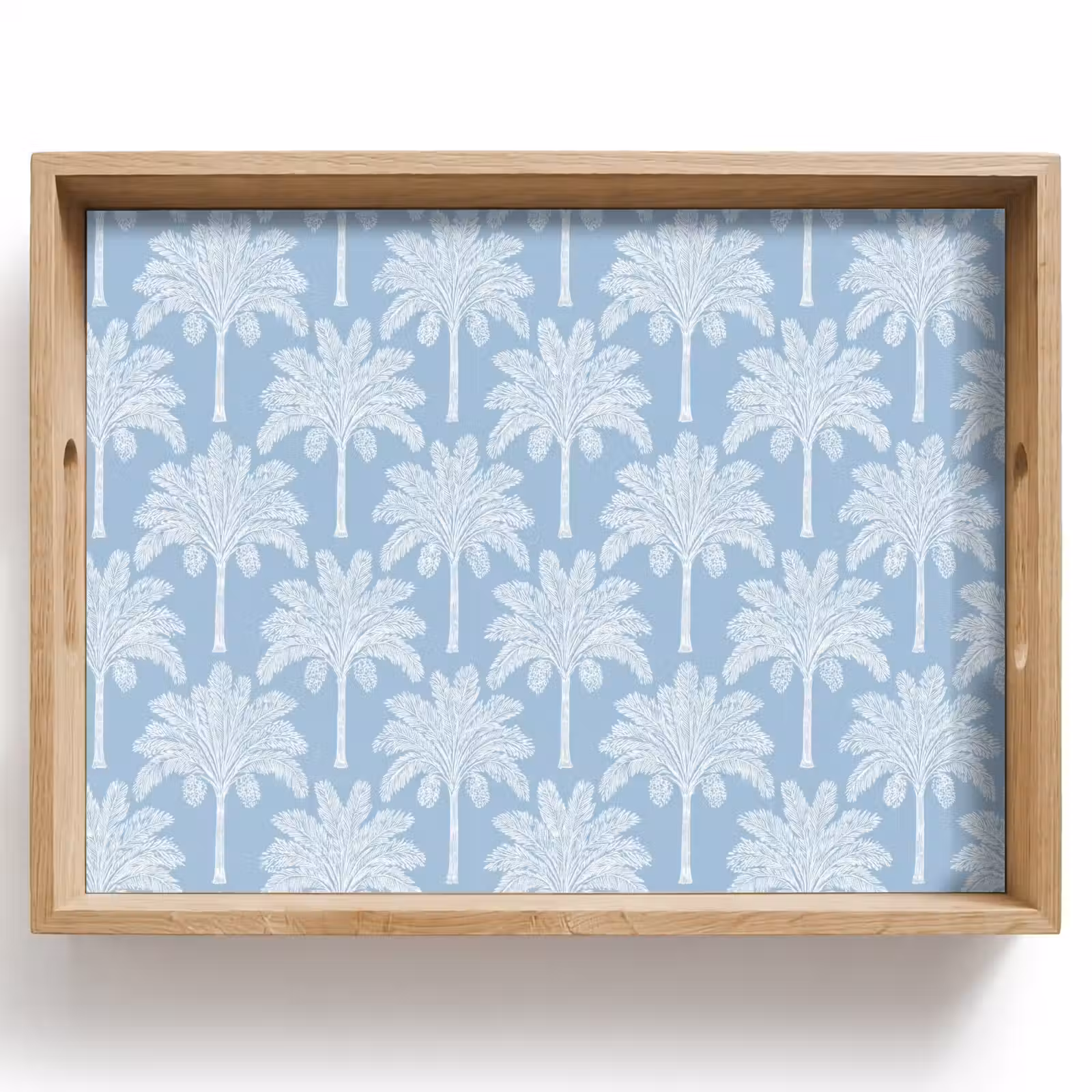Dienblad - Palmboom - Modern - Blauw — 1