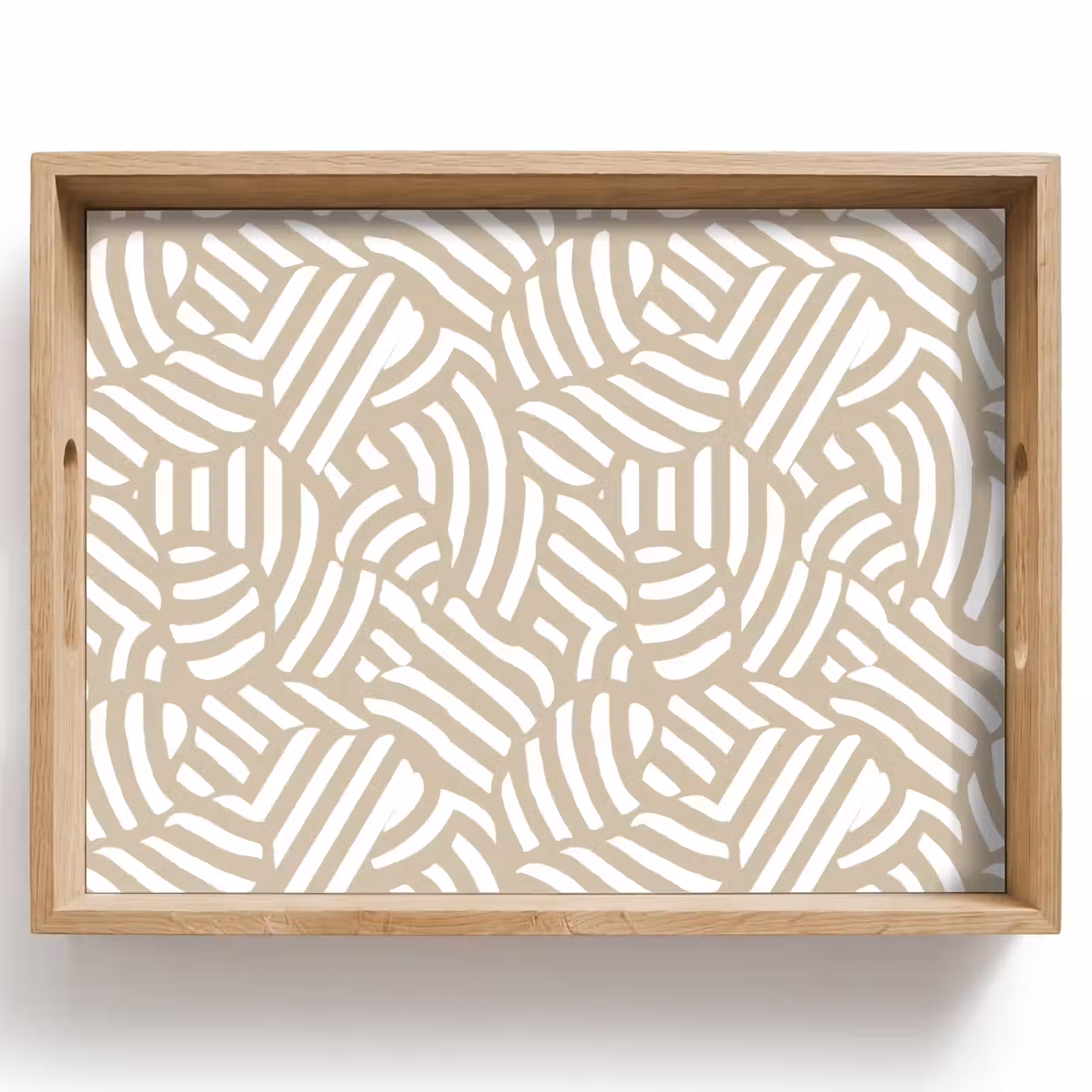 Dienblad - Abstract - Modern - Beige — 1