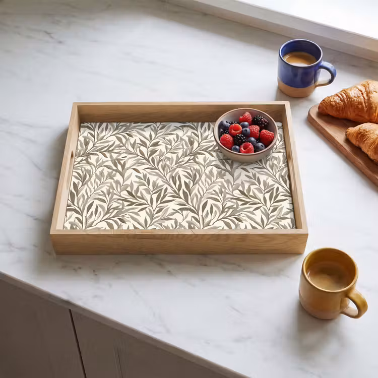 Dienblad - Takken - Botanisch - Taupe — 4