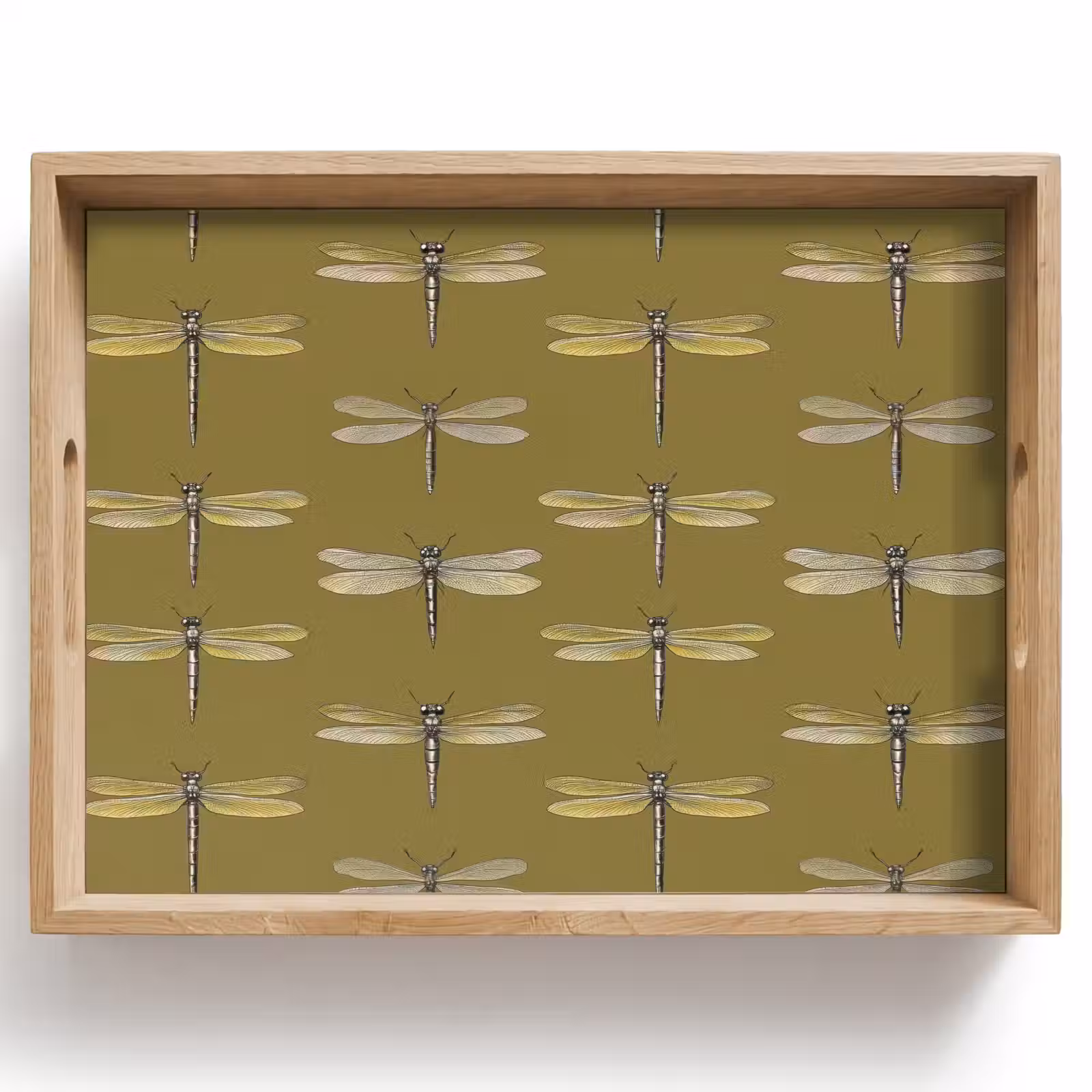 Dienblad - Libellen - Patroon - Groen — 1