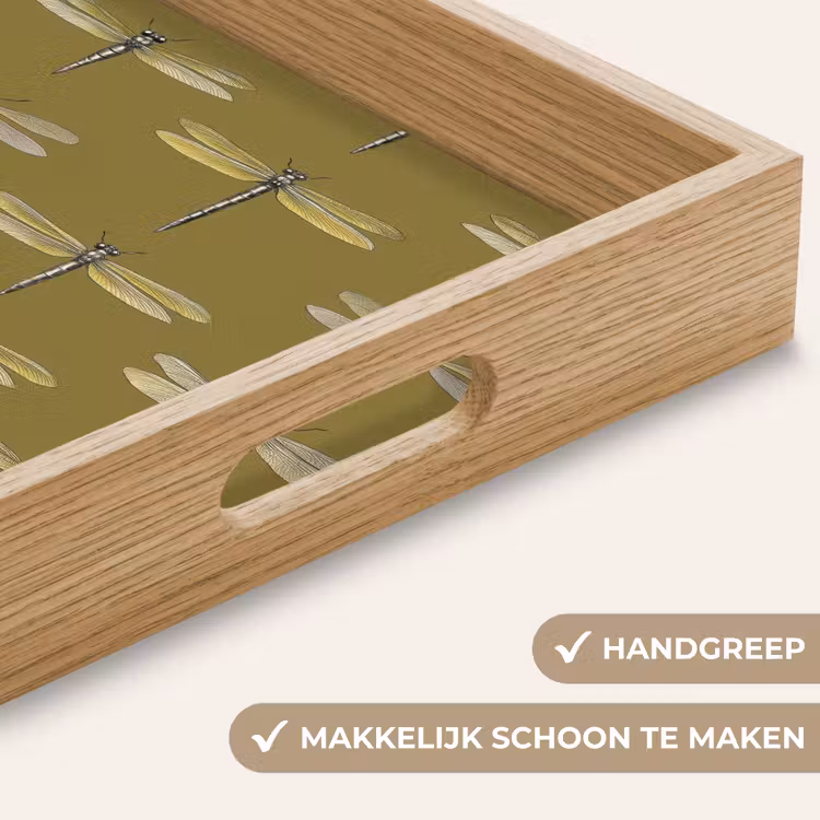 Dienblad - Libellen - Patroon - Groen — 5
