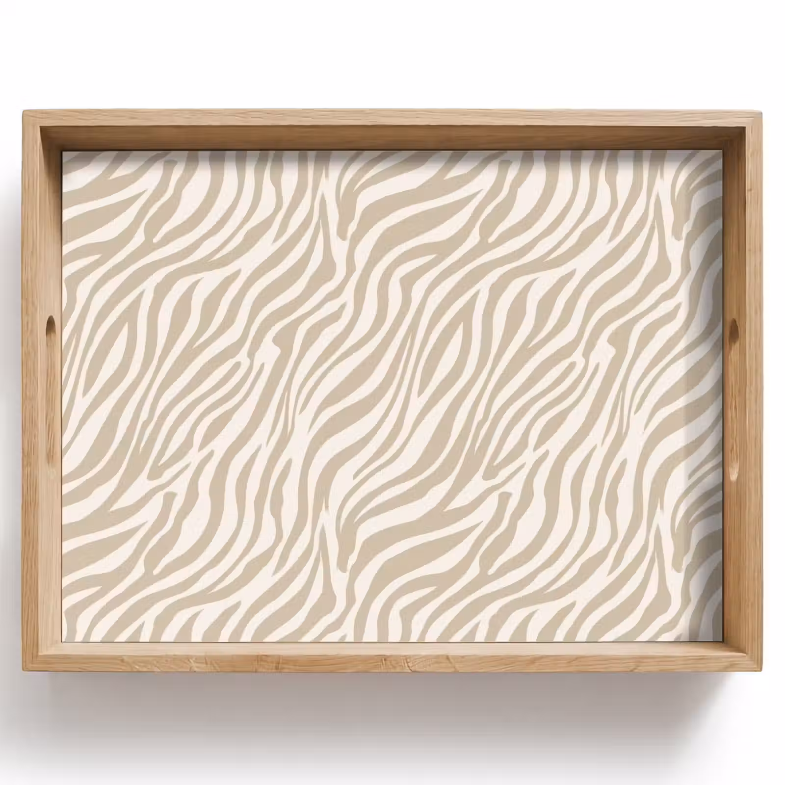 Dienblad - Zebra - Patroon - Beige — 1