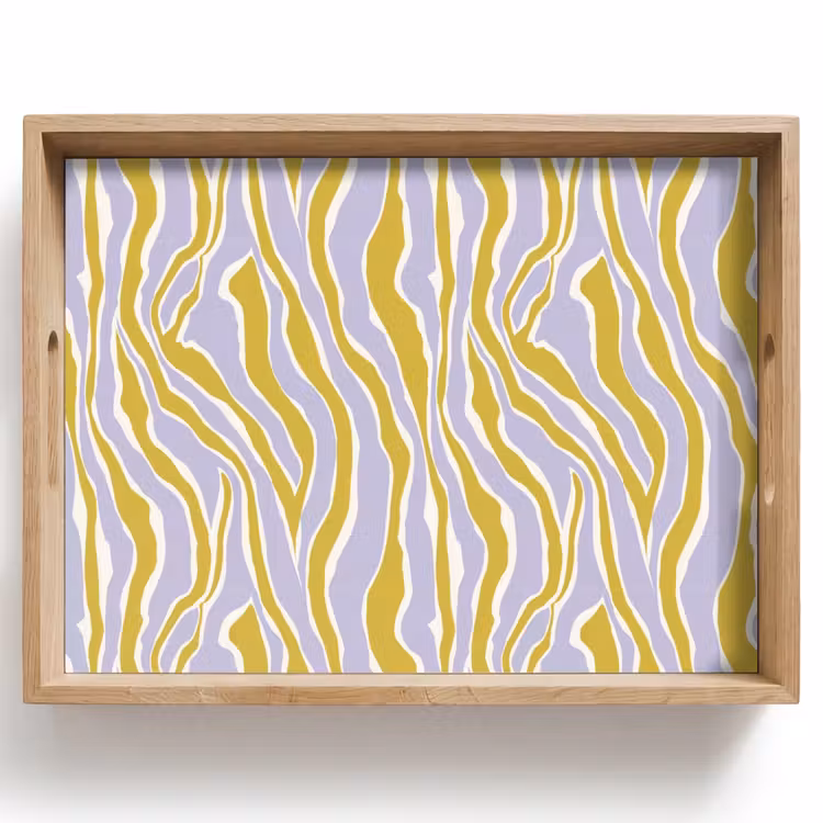 Dienblad - Zebra - Modern - Meerkleurig — 1