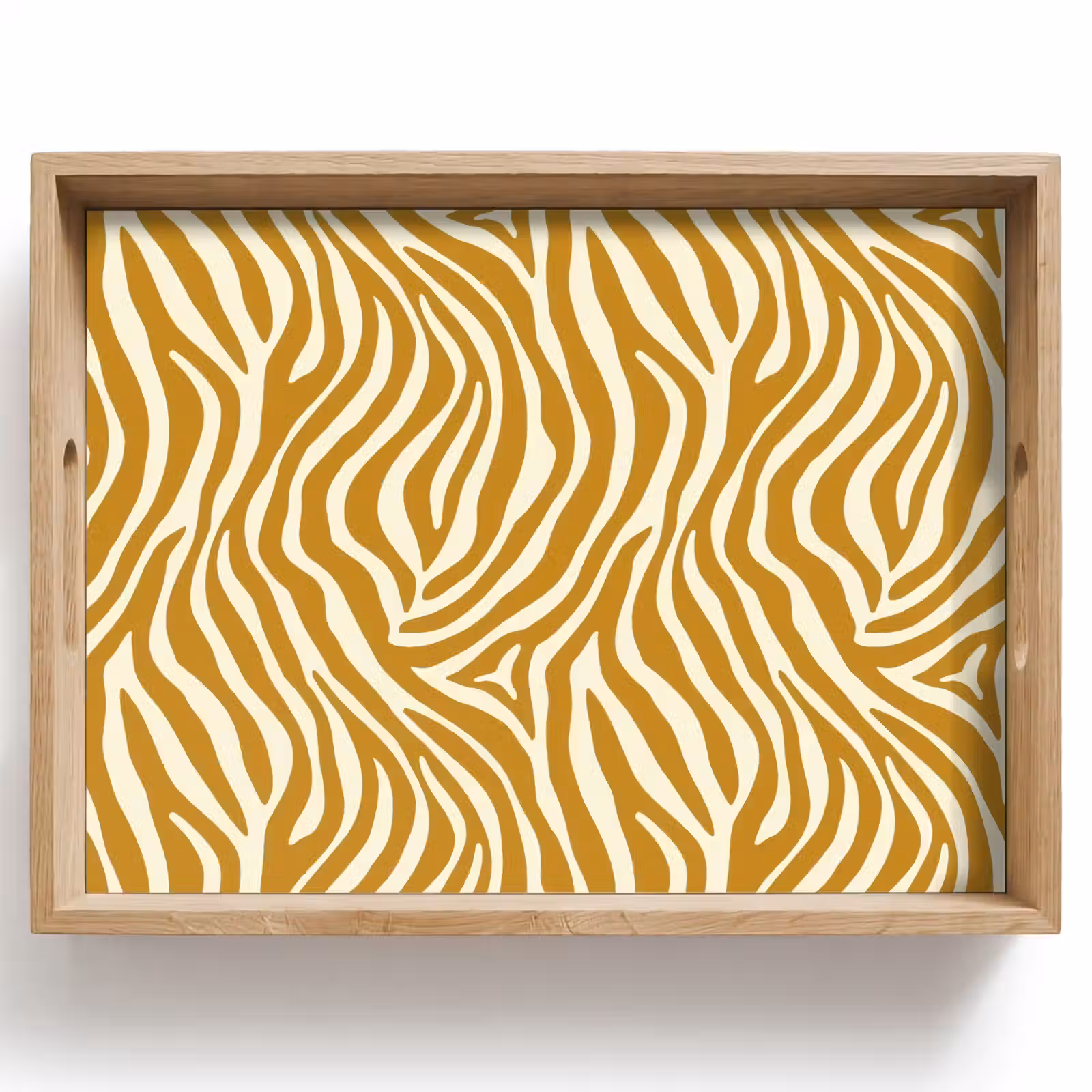 Dienblad - Zebra - Klassiek - Oker - Geel — 1