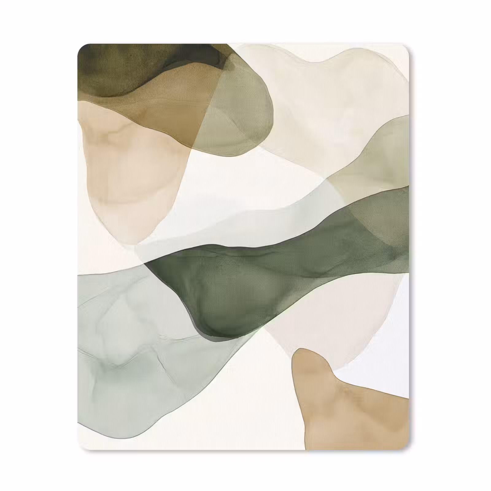 Muismat - Japandi - Abstract - Groen — 1