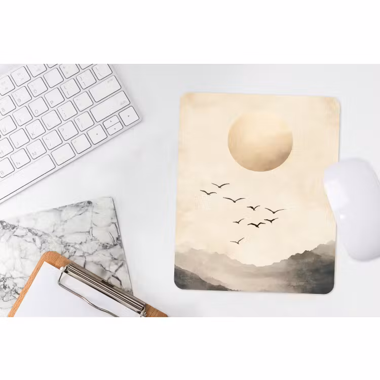 Muismat - Landschap - Japandi - vogel — 4