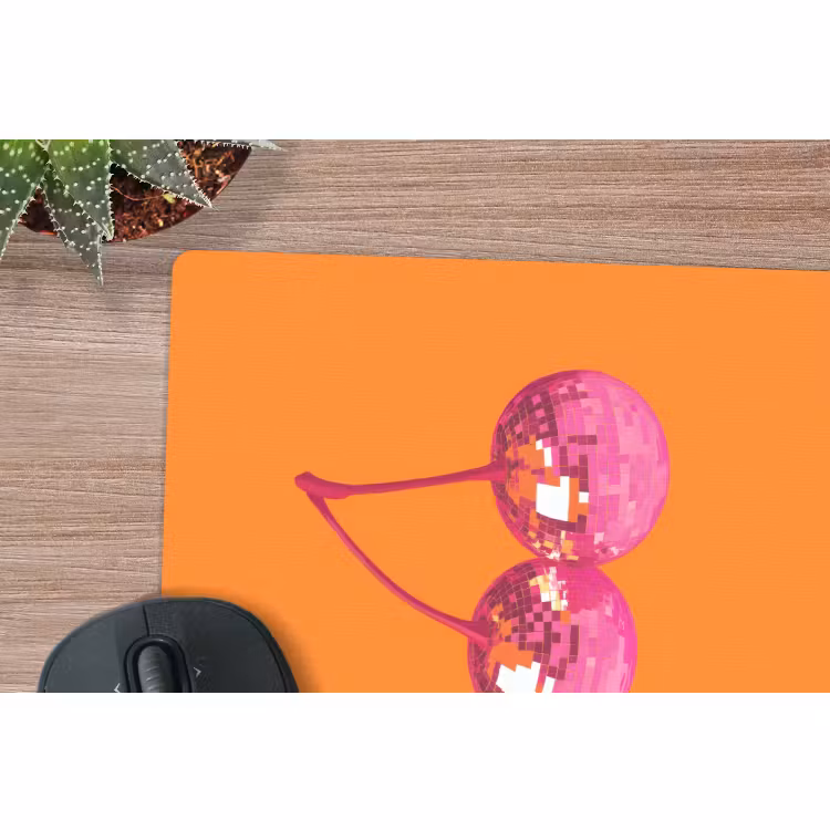 Muismat - Discoballen - Kers - Spiegels - Roze — 5