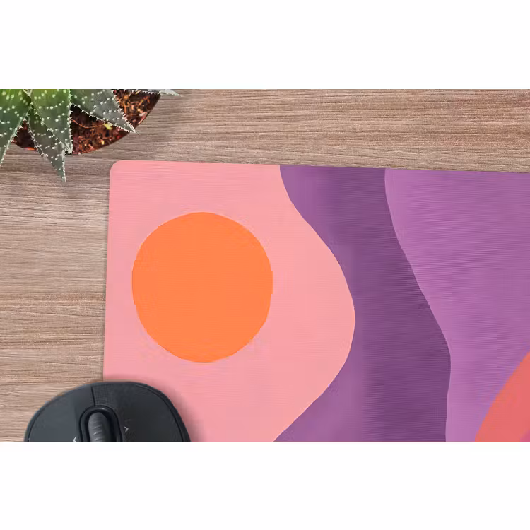 Muismat - Zon - Heuvels - Paars - Abstract — 5