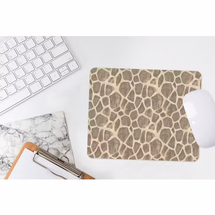 Muismat - Giraf - Patroon - Beige - Bruin — 2