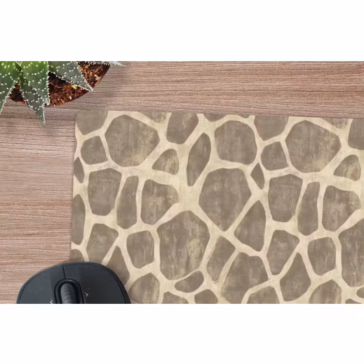 Muismat - Giraf - Patroon - Beige - Bruin — 4
