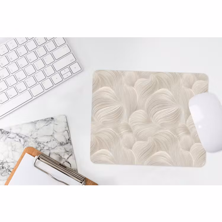 Muismat - Lijnen - Waaier - Beige — 2