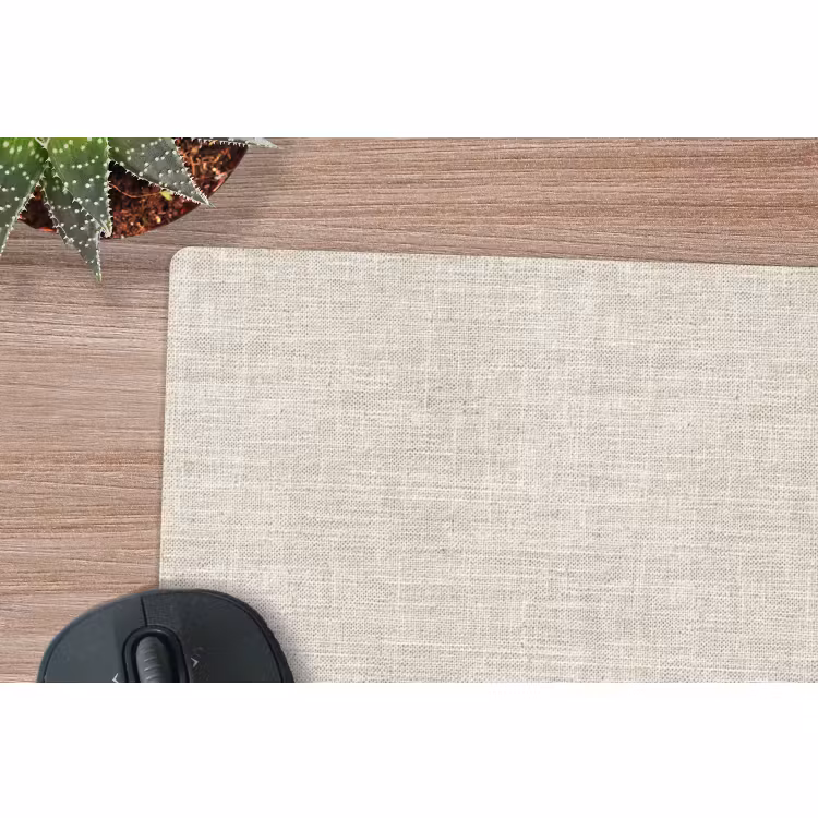 Muismat - Linnen - Textuur - Beige — 4