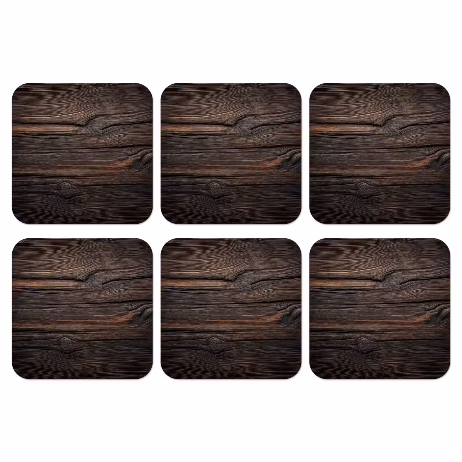 Onderzetter​ - Hout - Grillige nerven — 1
