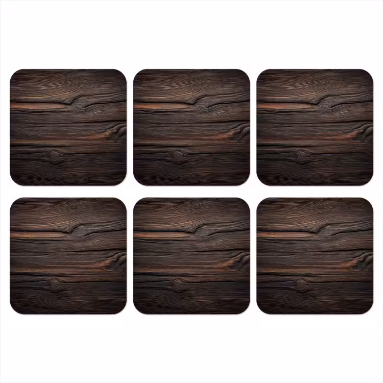 Onderzetter​ - Hout - Grillige nerven — 1