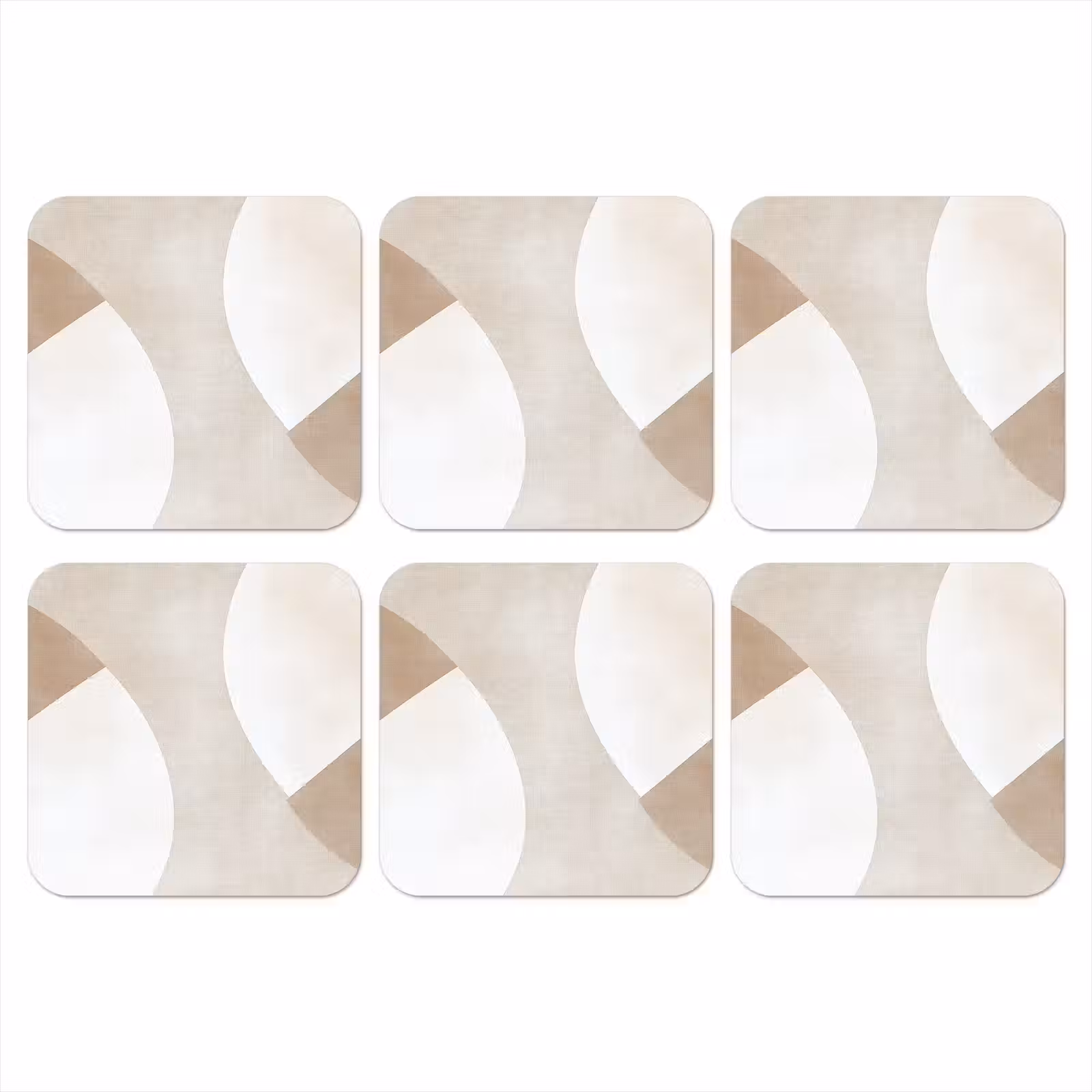Onderzetter​ - Bruin - Japandi - Abstract — 1