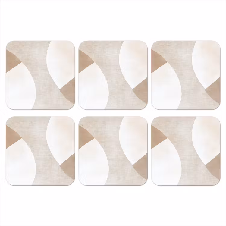 Onderzetter​ - Bruin - Japandi - Abstract — 1