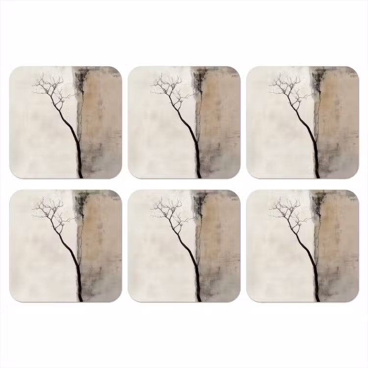 Onderzetter​ - Wabi sabi - Plant - Beige — 1