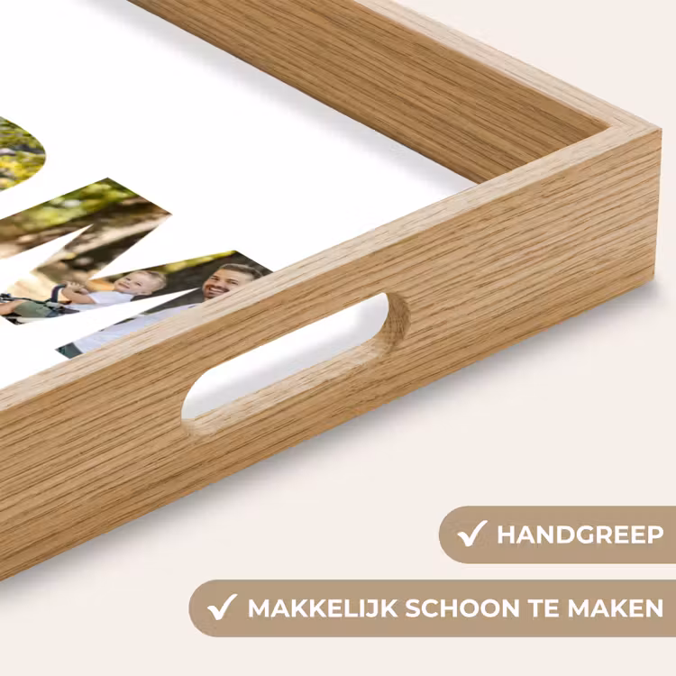 Gepersonaliseerd dienblad - Oom - Lettercollage — 5