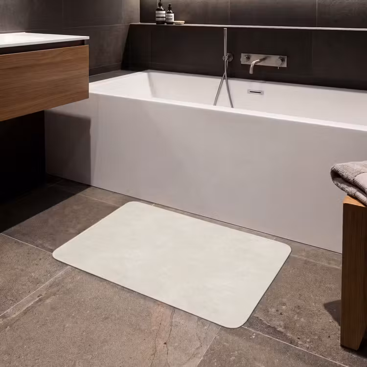 Badmat - Zandkleurig - Modern - Egaal — 4