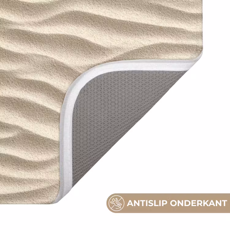 Badmat - Zand - Golven - Beige — 3