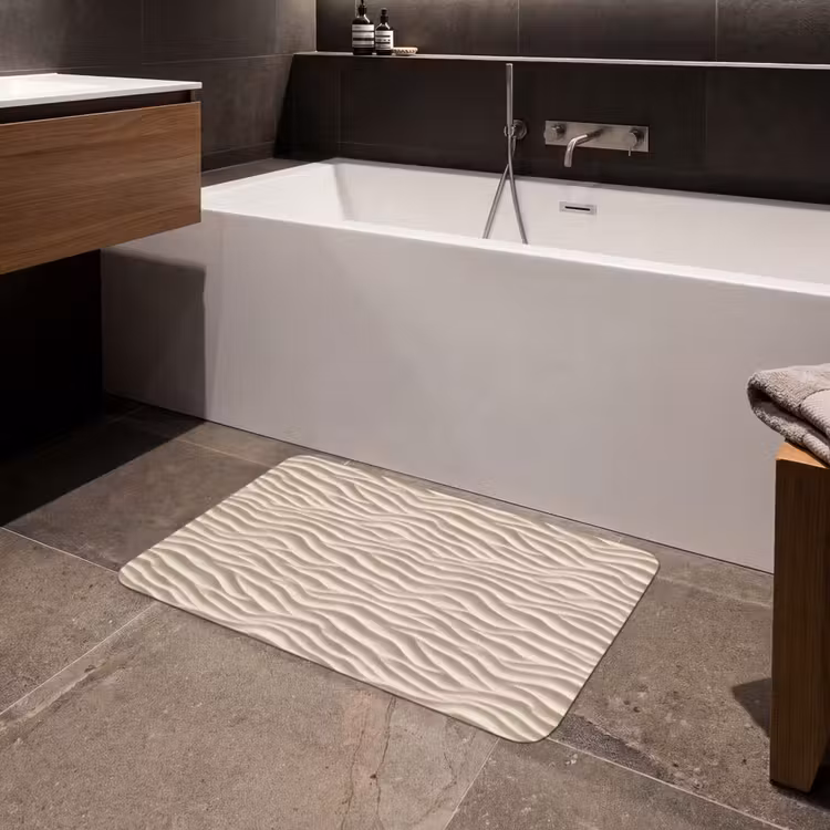 Badmat - Zand - Golven - Beige — 4