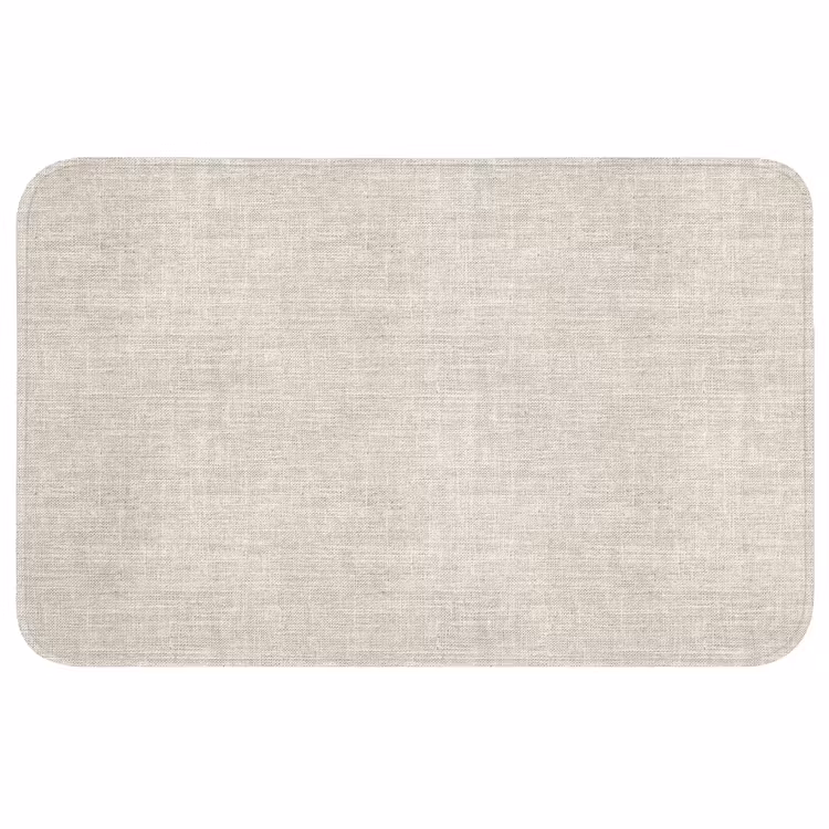 Badmat - Linnen - Textuur - Beige — 1