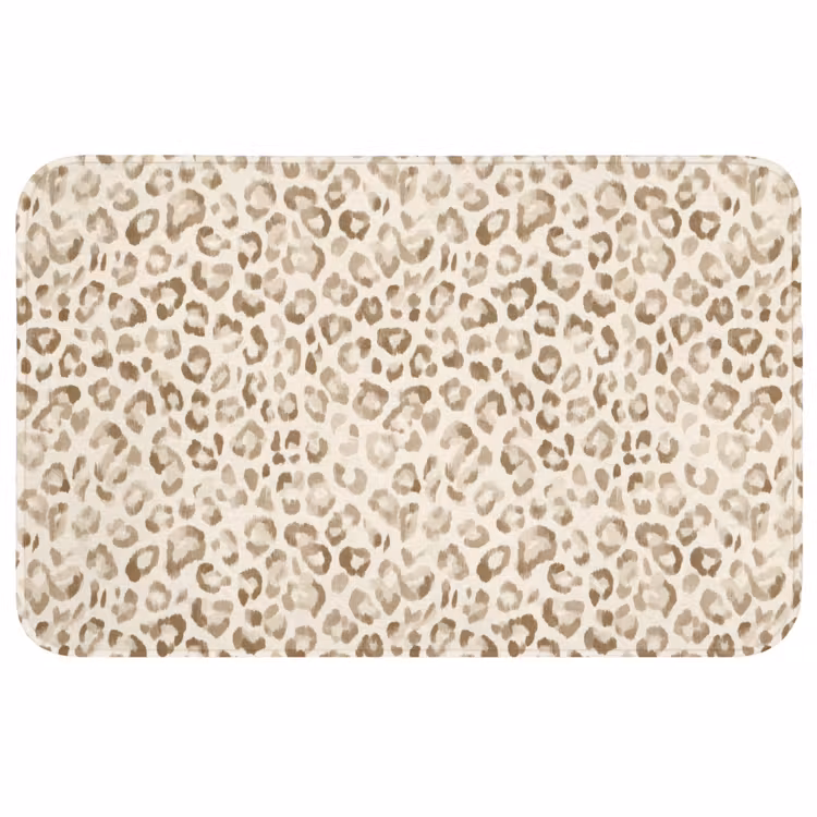 Badmat - Luipaard - Klassiek - Beige — 1