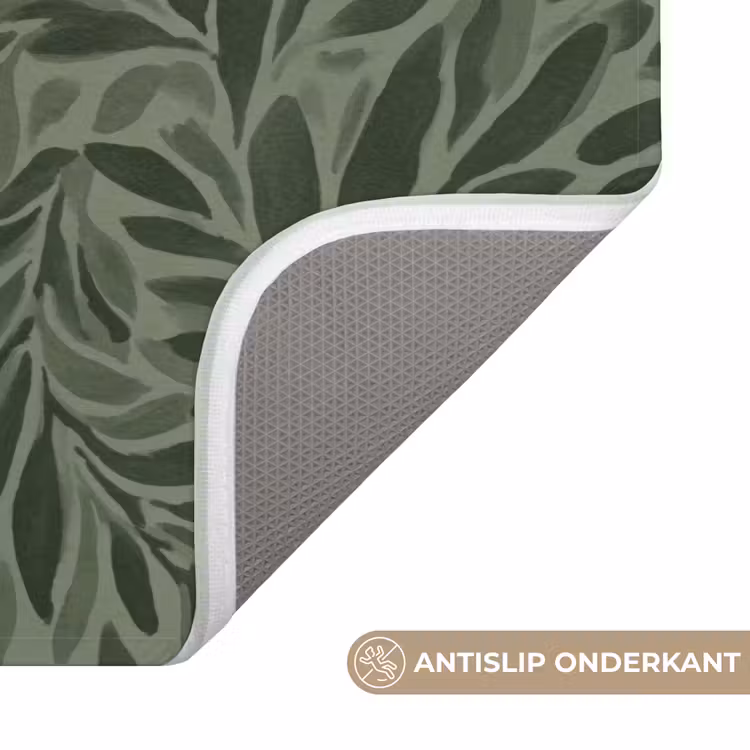 Badmat - Bladeren - Organisch - Groen — 3
