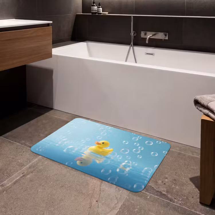 Badmat - Bubbels - Badeend - Geel — 4