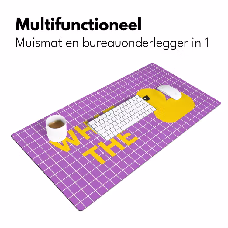 Bureau onderlegger - Tekst - Eend - Paars — 7