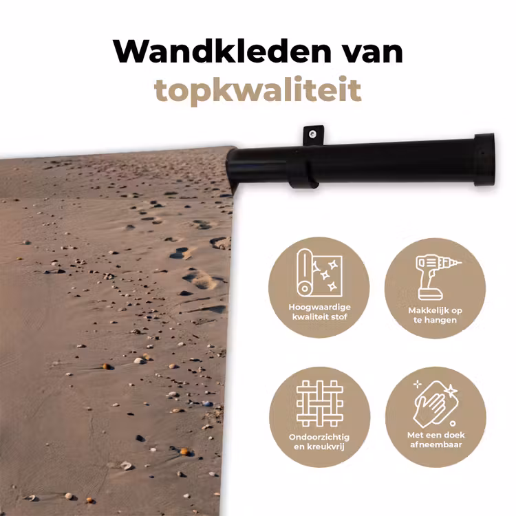 Wandkleed - Voetstappen - Vloedlijn - Zee — 3