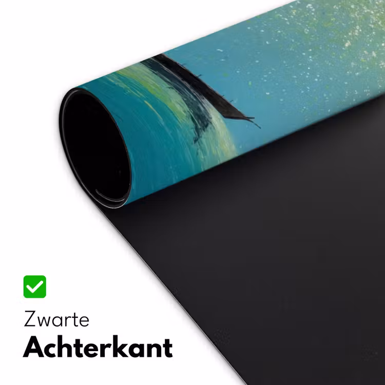 Bureau onderlegger - Bootje - Water - Bladeren - Bloesems — 5