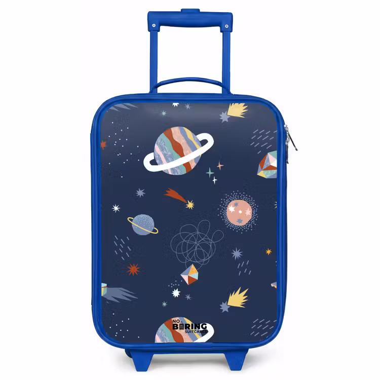 Kinderkoffer - Blauw - Planeten in de hemel — 1