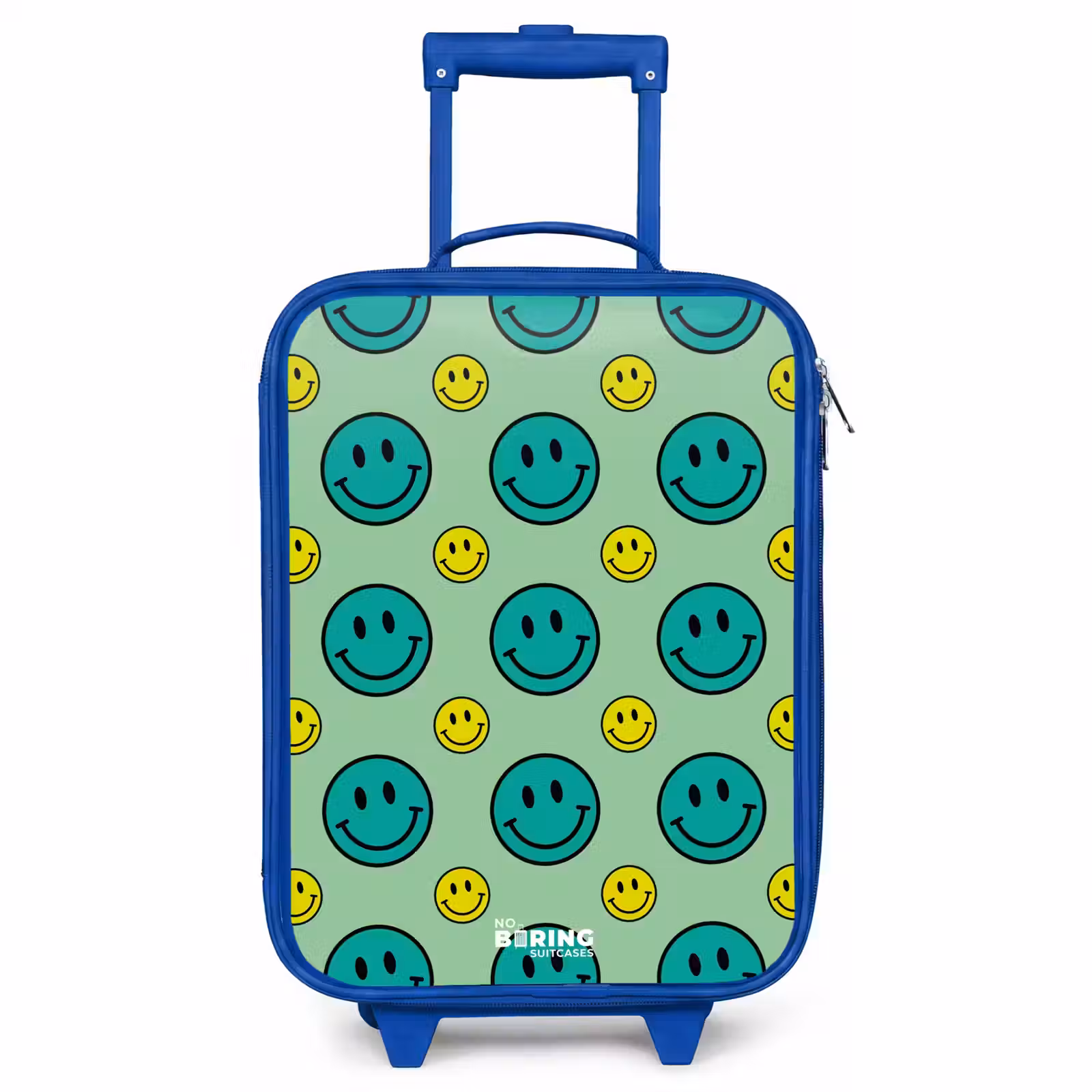 Kinderkoffer - Blauw - All smiles groen — 1