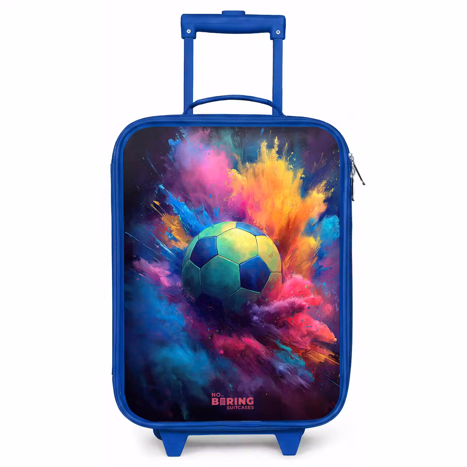 Kinderkoffer - Blauw - Neon - Bal - Kleurrijk — 1