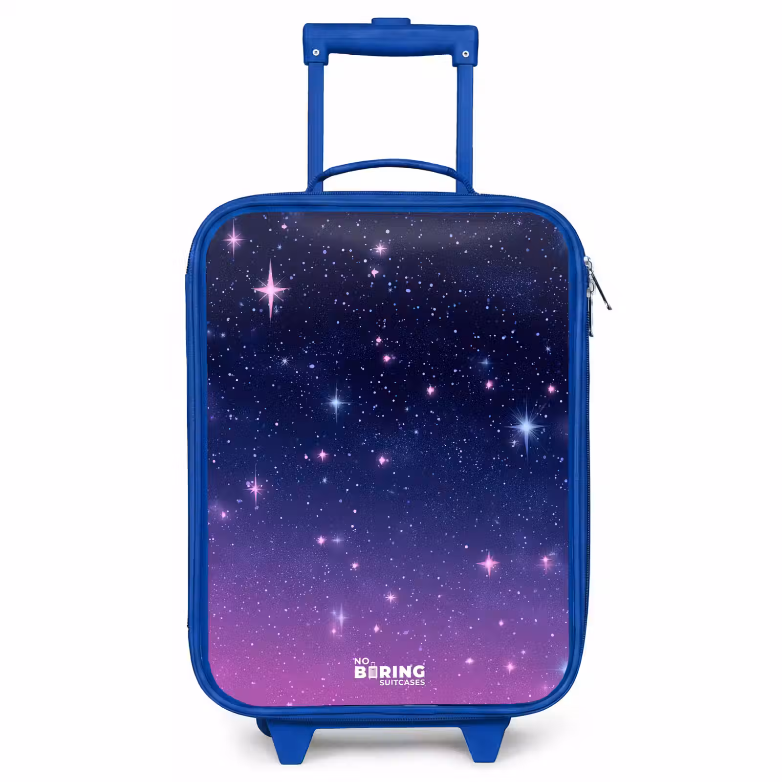 Kinderkoffer - Blauw - Sterren - Galaxy - Blauw - Roze — 1