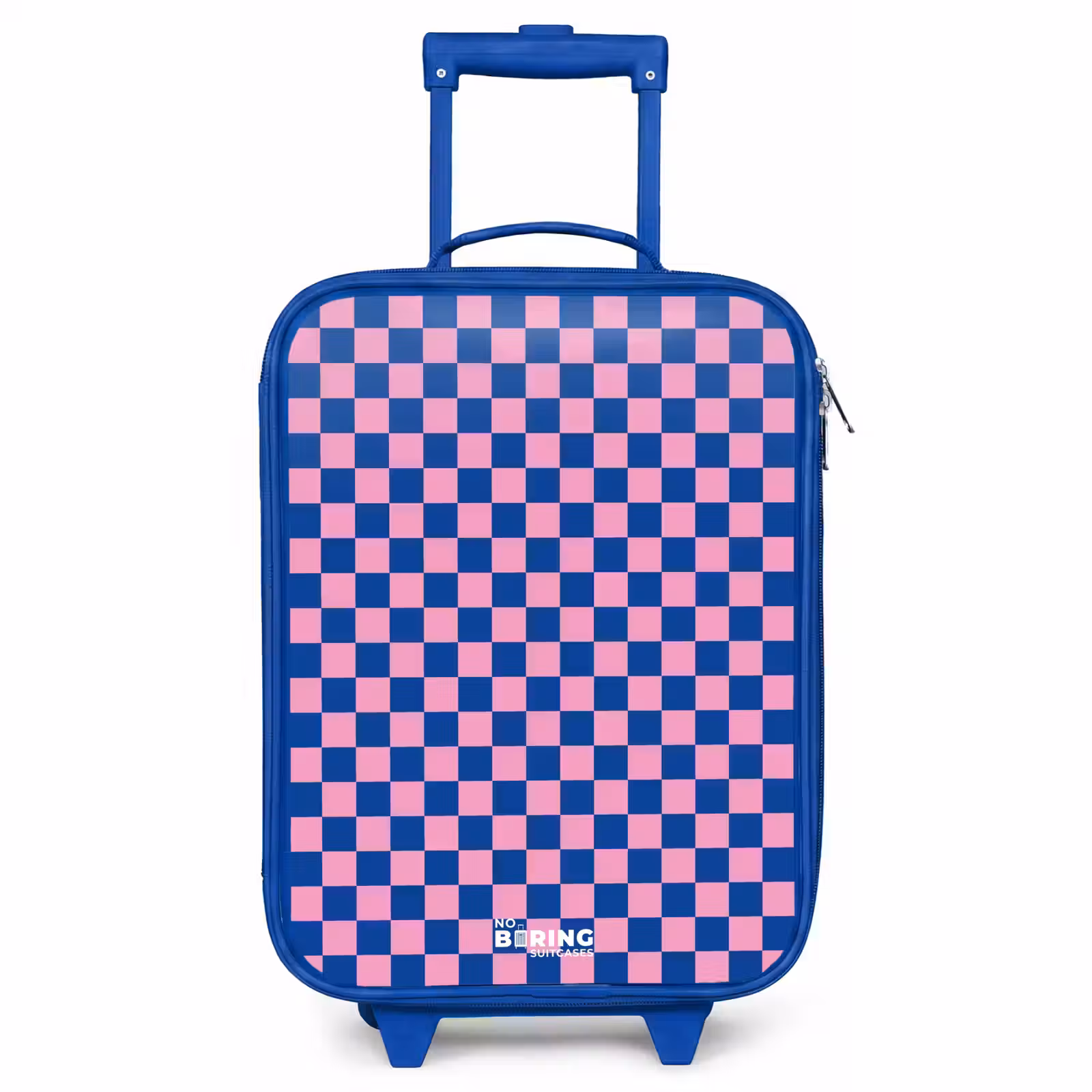 Kinderkoffer - Blauw - Blokjes - Blauw - Roze — 1