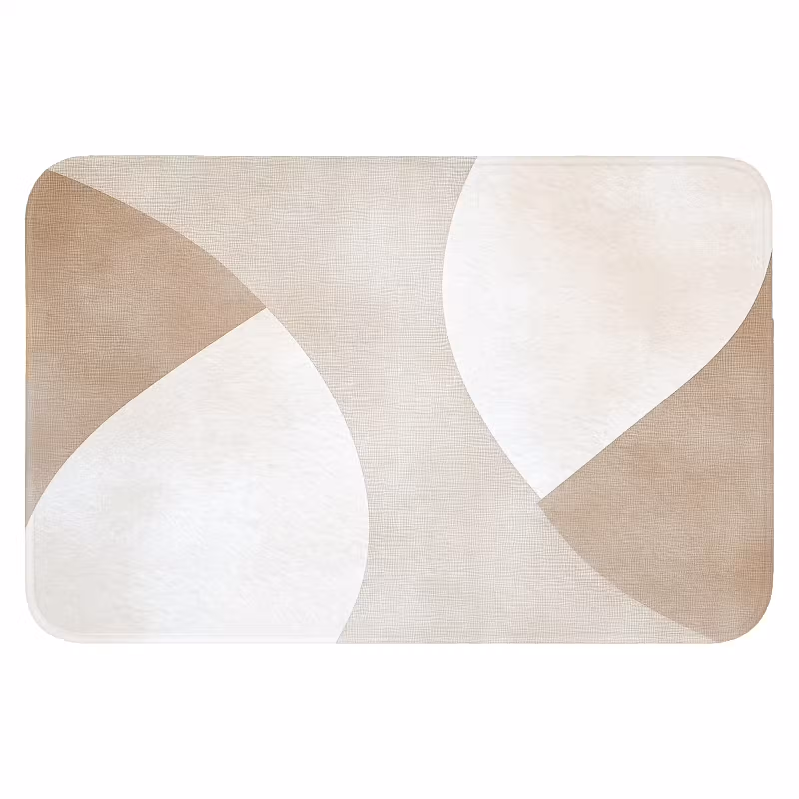 WC Mat - Bruin - Japandi - Abstract — 1