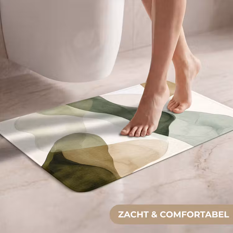 WC Mat - Japandi - Abstract - Groen — 7