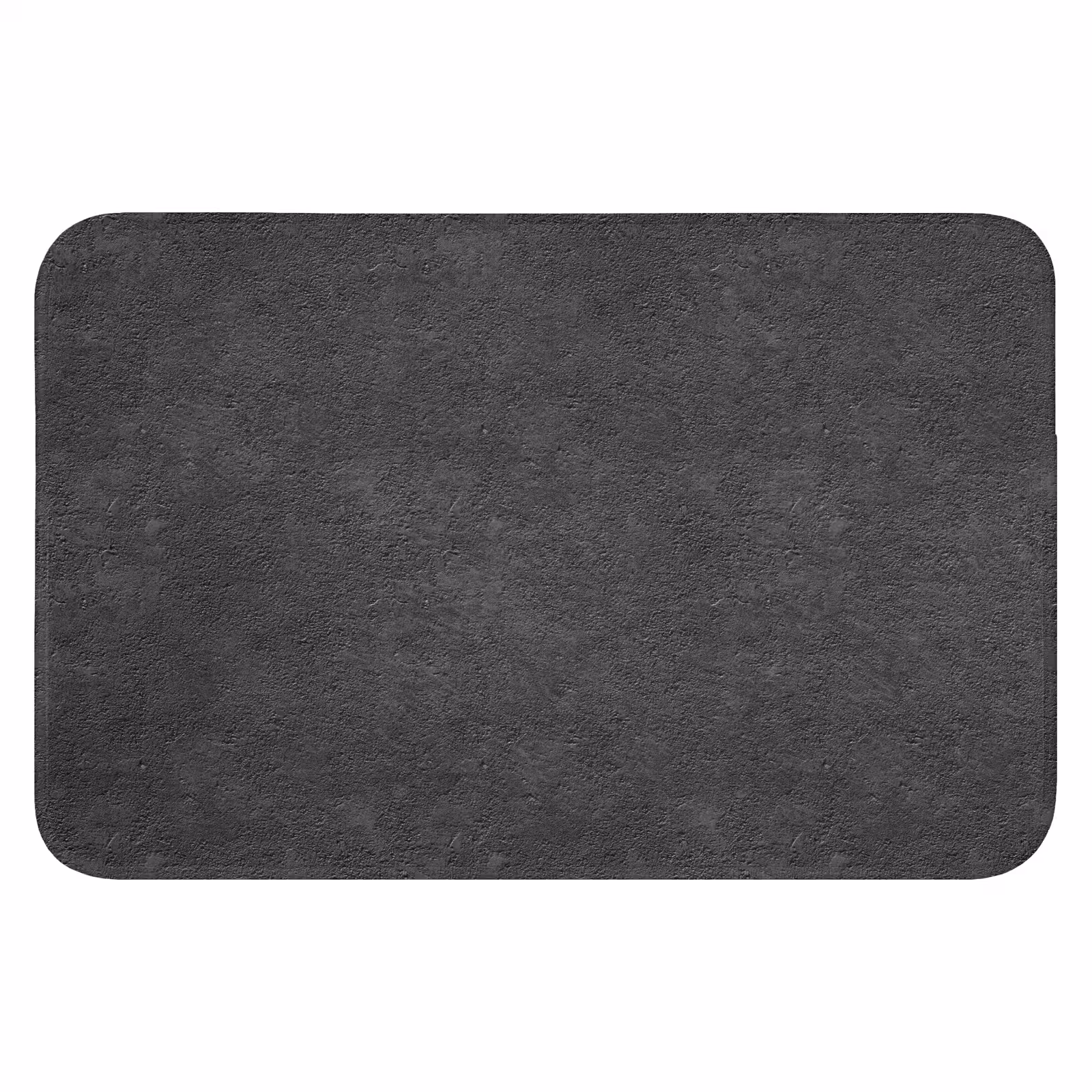 WC Mat - Donkergrijs - Asfaltstructuur - Ruw — 1