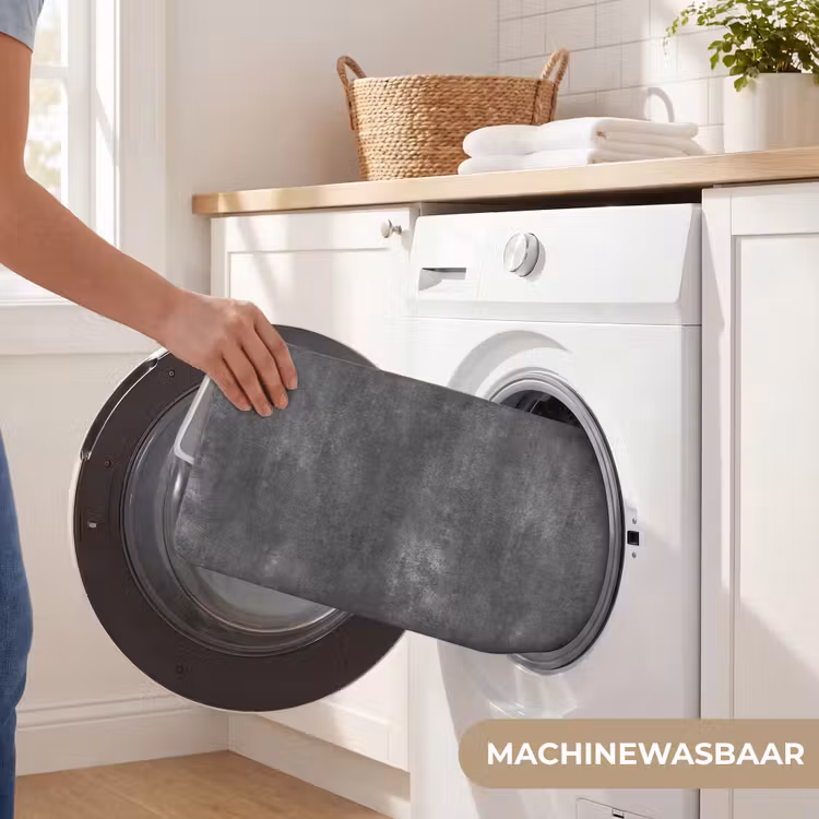 WC Mat - Donkergrijs - Ruw - Beton — 5