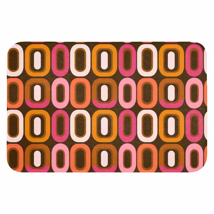 WC Mat - Modern - Retro - Kleurrijk — 1