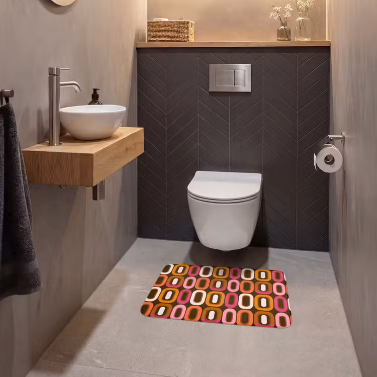 WC Mat - Modern - Retro - Kleurrijk — 2