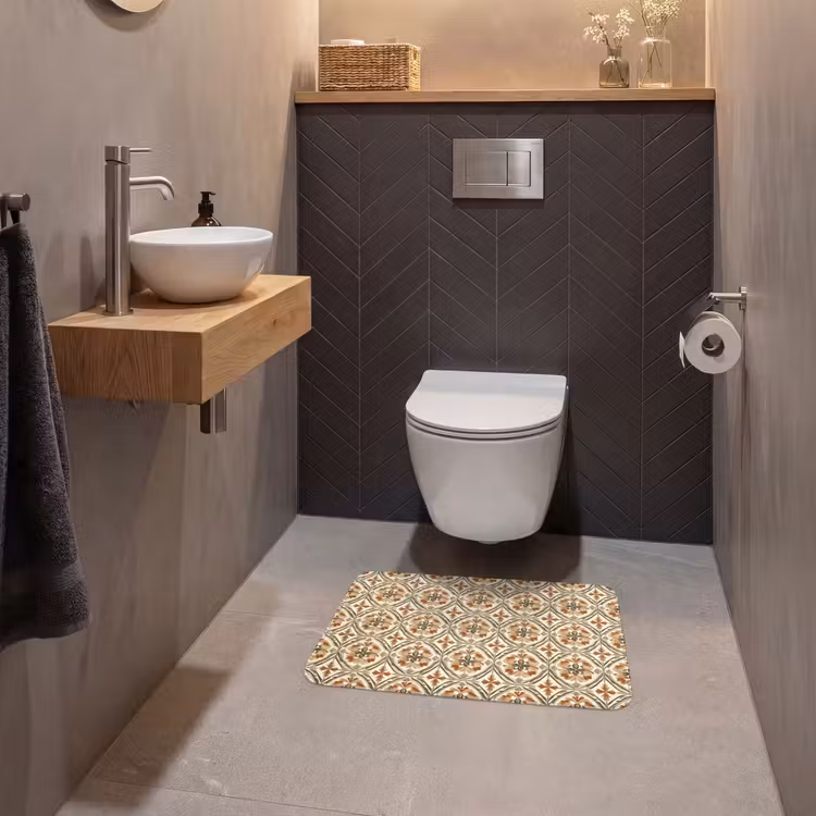 WC Mat - Elegant - Antiek - Kleurrijk — 2