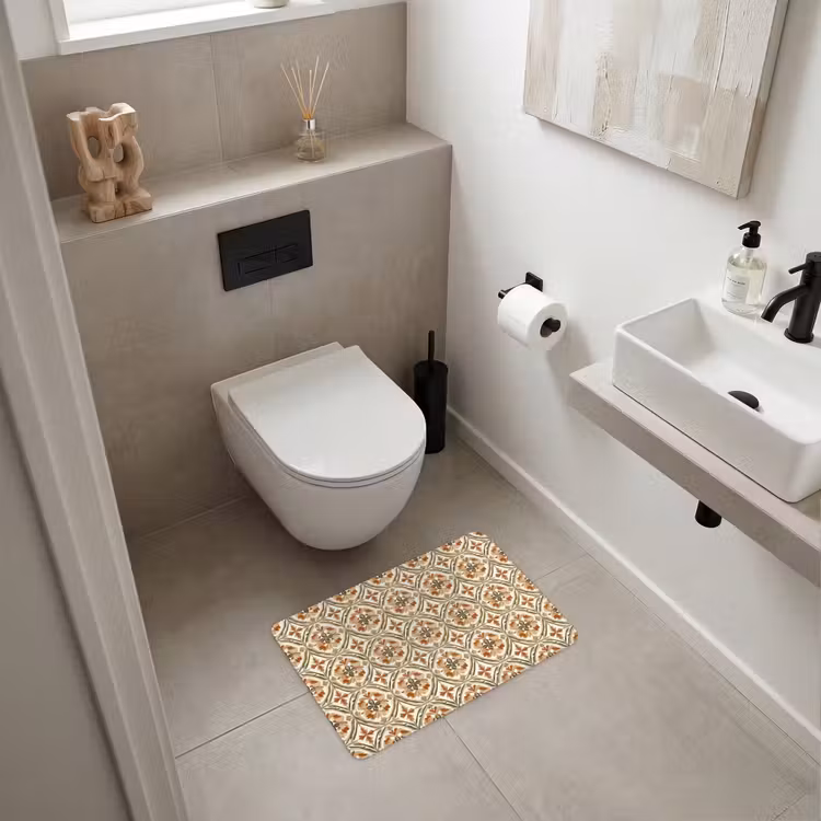 WC Mat - Elegant - Antiek - Kleurrijk — 6