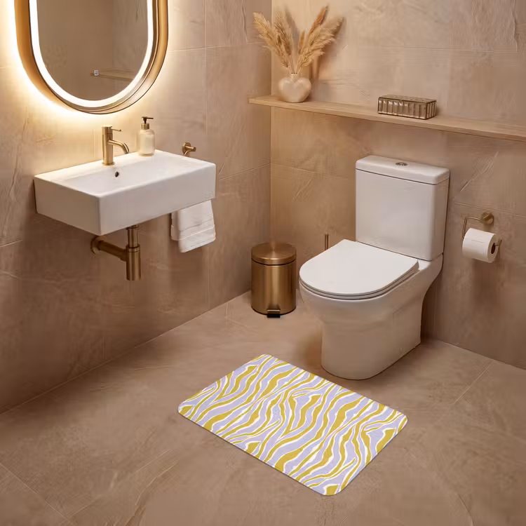 WC Mat - Zebra - Modern - Meerkleurig — 4
