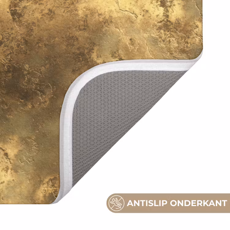 WC Mat - Antiek - Metaallook - Goud — 3
