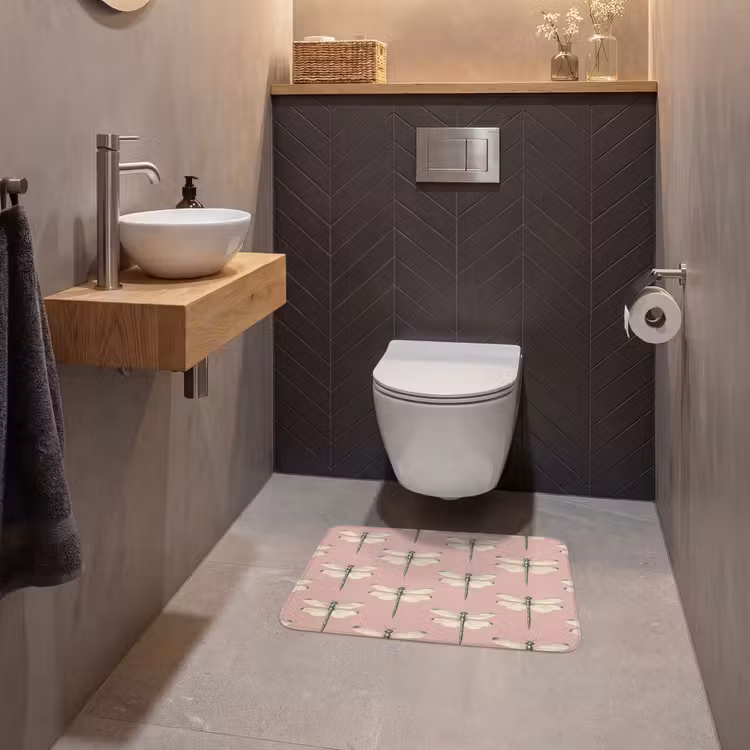 WC Mat - Lillibellen - Patroon - Roze — 2