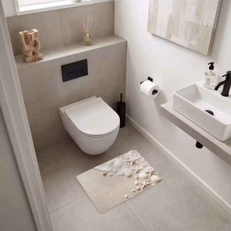 WC Mat - Schelpen - Zeesterren - Strand — 6