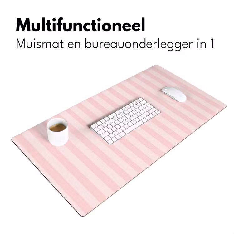 Bureau onderlegger - Nice - Strepen - Roze — 7